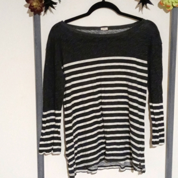 Women's J. Crew 3/4 sleeve tee - Picture 2 of 3